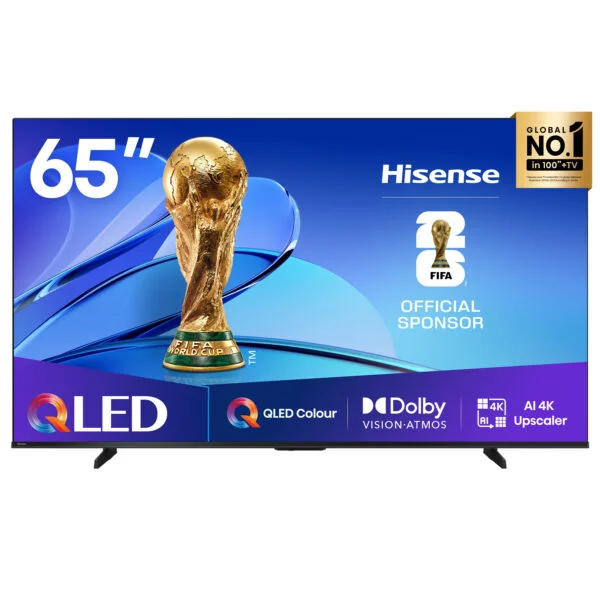 Hisense 65 Inch QLED Smart 4K UHD Frameless TV (Q6 Series)
