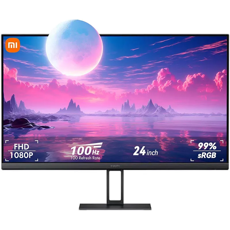 Xiaomi Monitor 24” with 1080 Display ,A24i 24 inch Desktop Black EU Full HD IPS