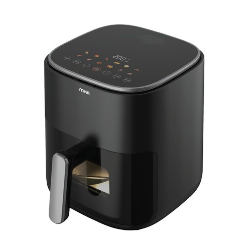 MIKA Air Fryer, Digital, 5L, Black & Stainless Steel(MAFDW2105)